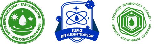 Eco-friendly, chemical-free and manual-effort-free cleaning badges