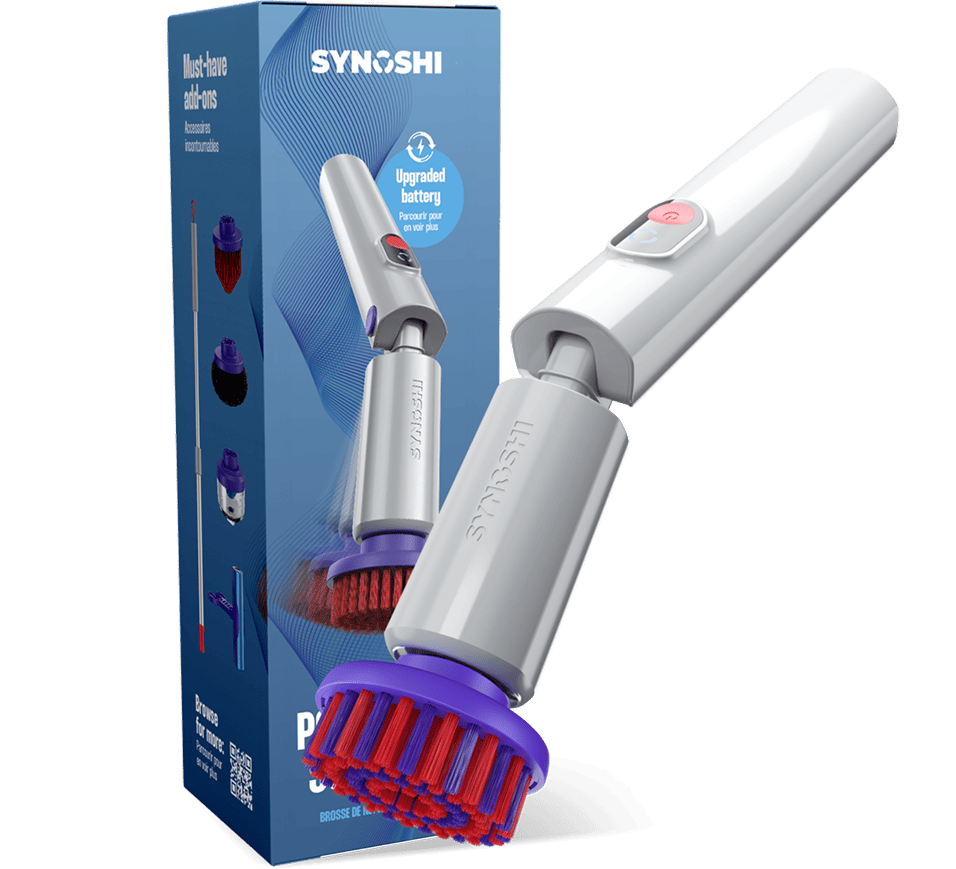 Synoshi Pro handheld cordless spin power scrubber